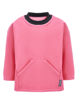 Флисовый лонгслив-оверсайз "Розовый" ФЛС-2-РОЗ (размер 104) - Лонгсливы - интернет гипермаркет детской одежды Смартордер